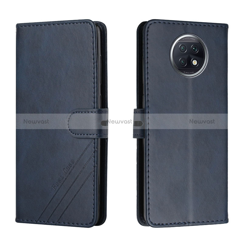 Leather Case Stands Flip Cover Holder H02X for Xiaomi Redmi Note 9 5G