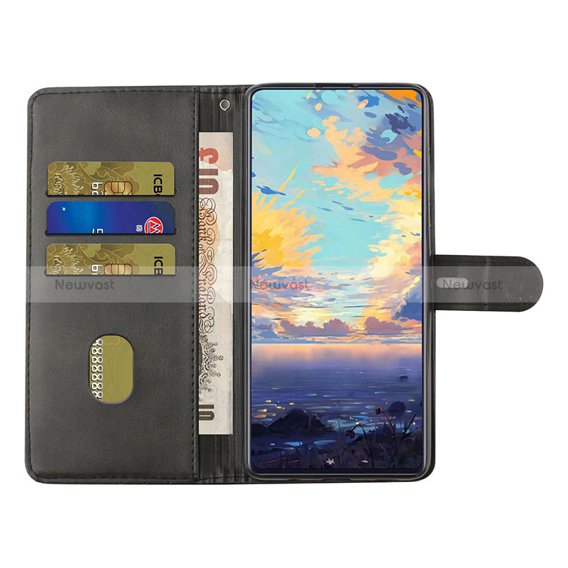Leather Case Stands Flip Cover Holder H02X for Xiaomi Redmi Note 9T 5G