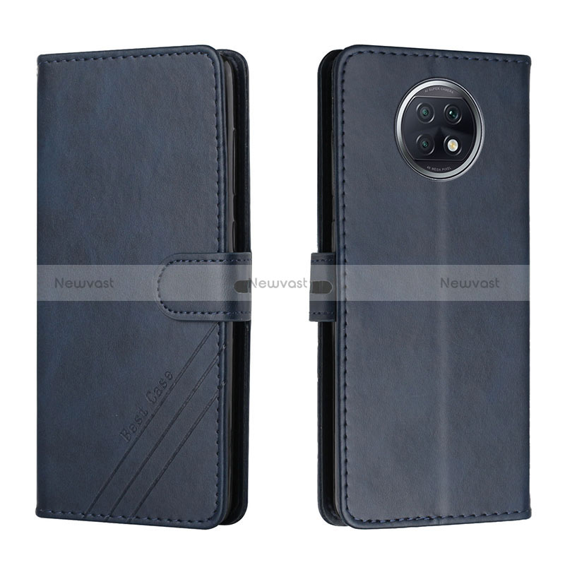 Leather Case Stands Flip Cover Holder H02X for Xiaomi Redmi Note 9T 5G