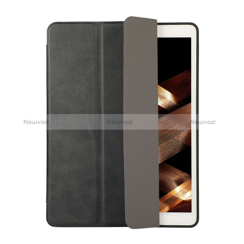 Leather Case Stands Flip Cover Holder H03 for Apple iPad 10.2 (2020) Black