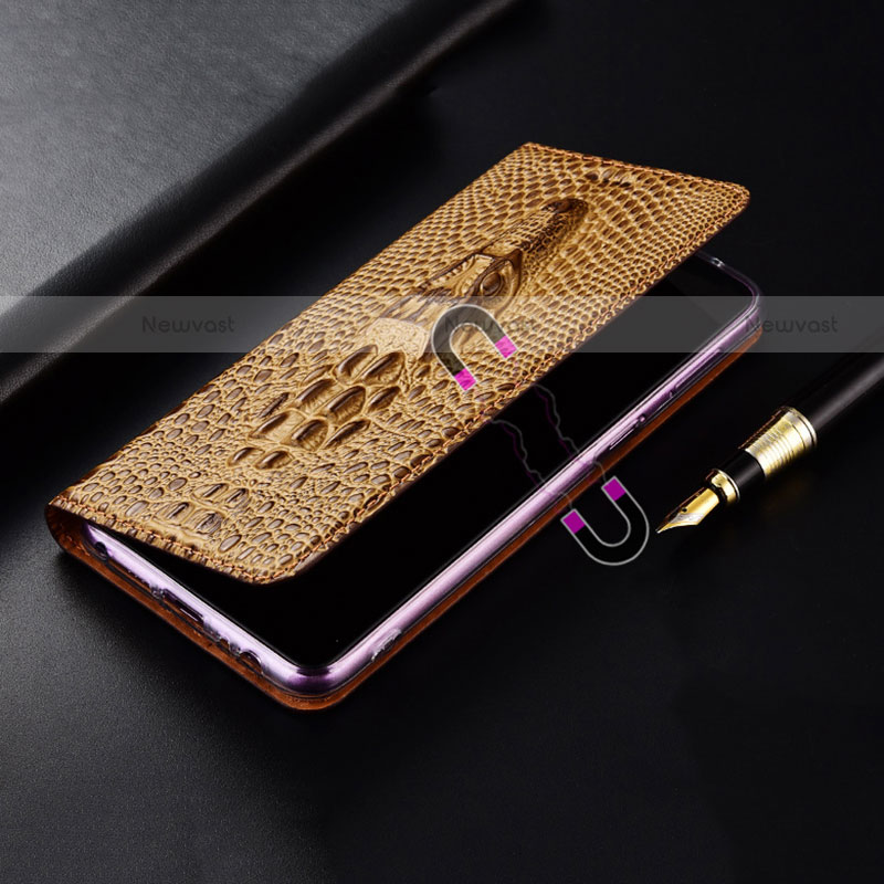 Leather Case Stands Flip Cover Holder H03P for Motorola Moto Edge (2022) 5G