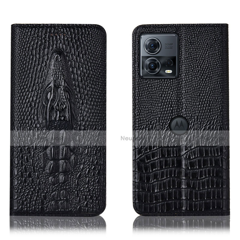 Leather Case Stands Flip Cover Holder H03P for Motorola Moto Edge S30 Pro 5G