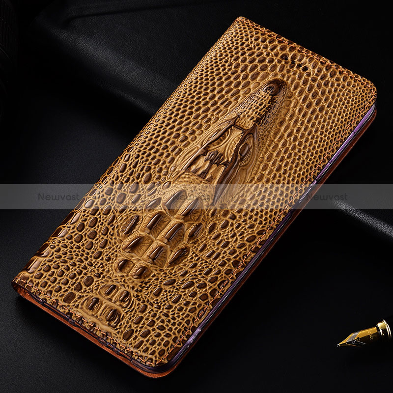 Leather Case Stands Flip Cover Holder H03P for Samsung Galaxy S24 5G