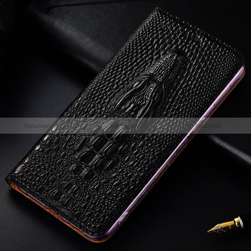 Leather Case Stands Flip Cover Holder H03P for Samsung Galaxy S24 5G