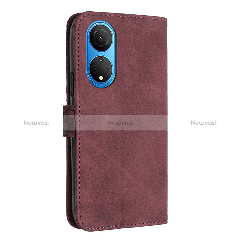 Leather Case Stands Flip Cover Holder H03X for Huawei Honor X7