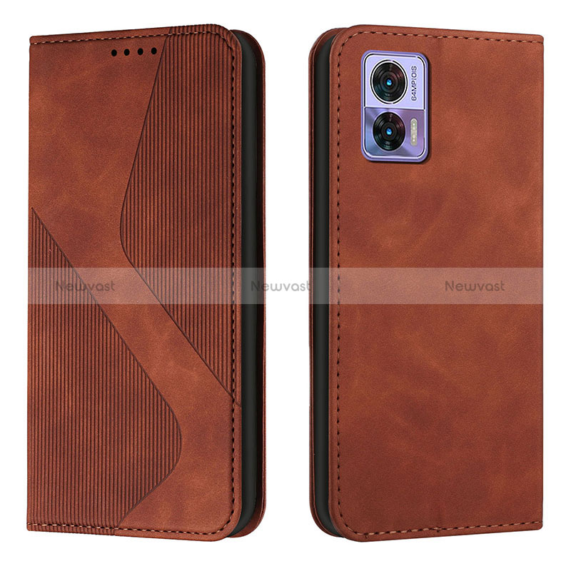 Leather Case Stands Flip Cover Holder H03X for Motorola Moto Edge 30 Neo 5G