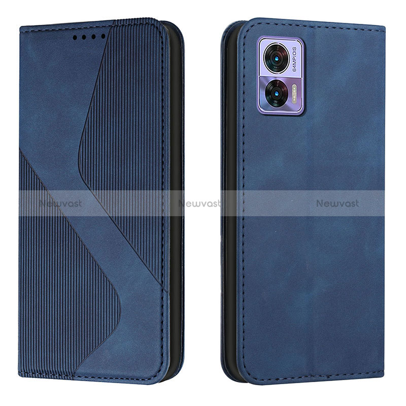 Leather Case Stands Flip Cover Holder H03X for Motorola Moto Edge 30 Neo 5G