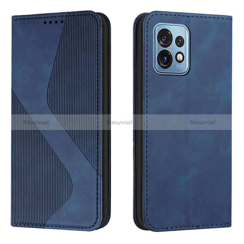 Leather Case Stands Flip Cover Holder H03X for Motorola Moto Edge 40 Pro 5G