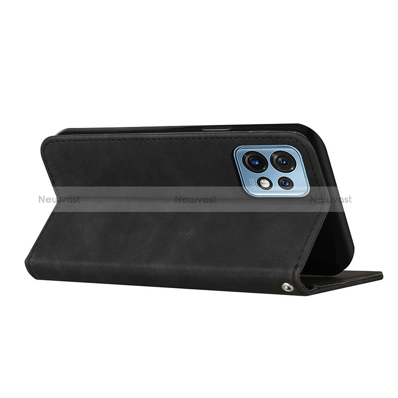 Leather Case Stands Flip Cover Holder H03X for Motorola Moto Edge 40 Pro 5G