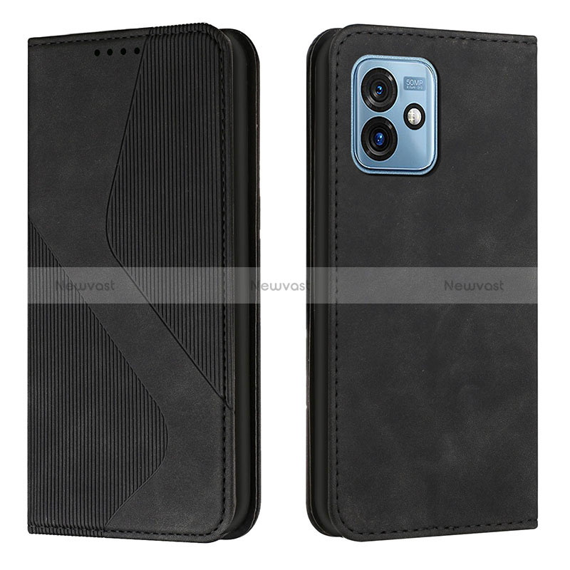 Leather Case Stands Flip Cover Holder H03X for Motorola Moto G 5G (2023)