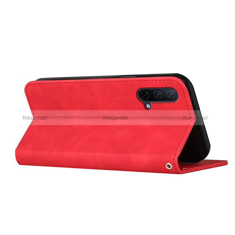 Leather Case Stands Flip Cover Holder H03X for OnePlus Nord CE 5G