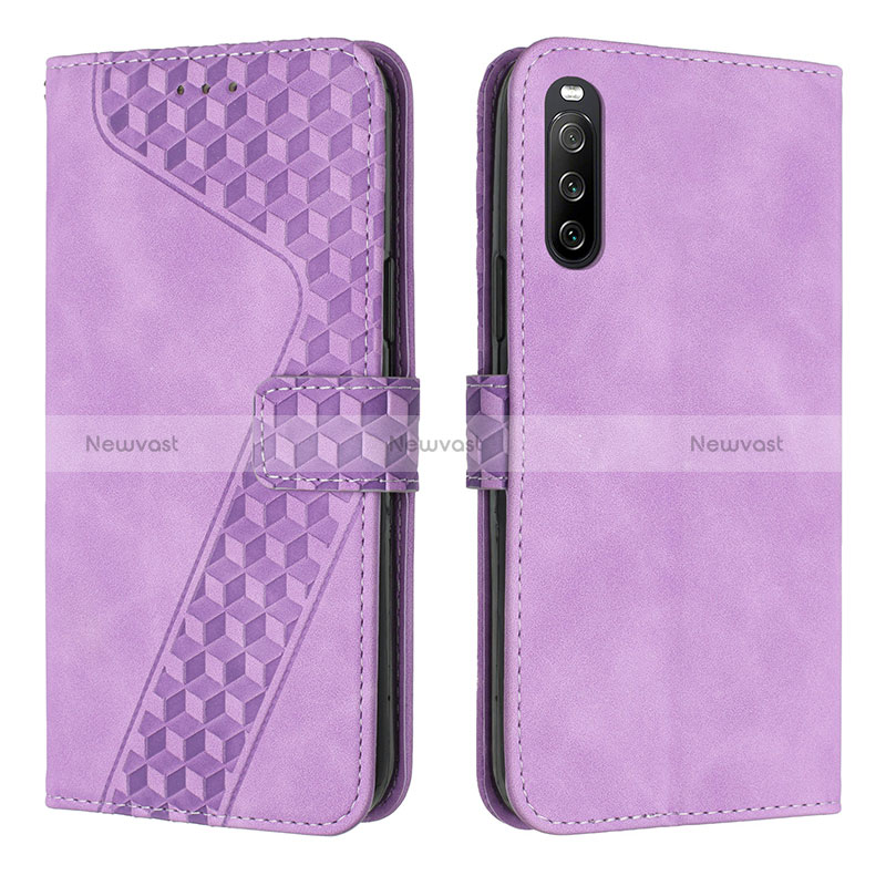 Leather Case Stands Flip Cover Holder H03X for Sony Xperia 10 V