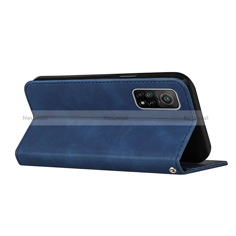 Leather Case Stands Flip Cover Holder H03X for Xiaomi Mi 10T 5G