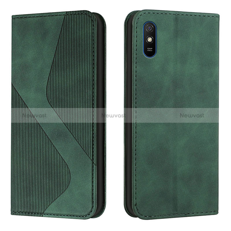 Leather Case Stands Flip Cover Holder H03X for Xiaomi Redmi 9AT