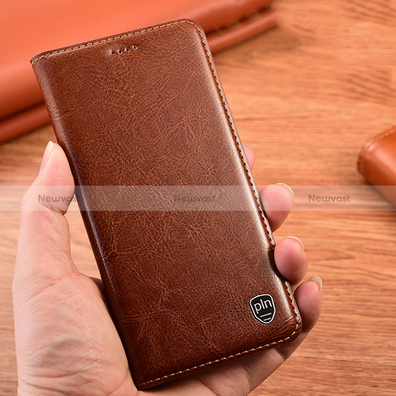 Leather Case Stands Flip Cover Holder H04P for Apple iPhone 11