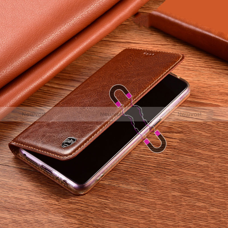 Leather Case Stands Flip Cover Holder H04P for Asus Zenfone 8 ZS590KS