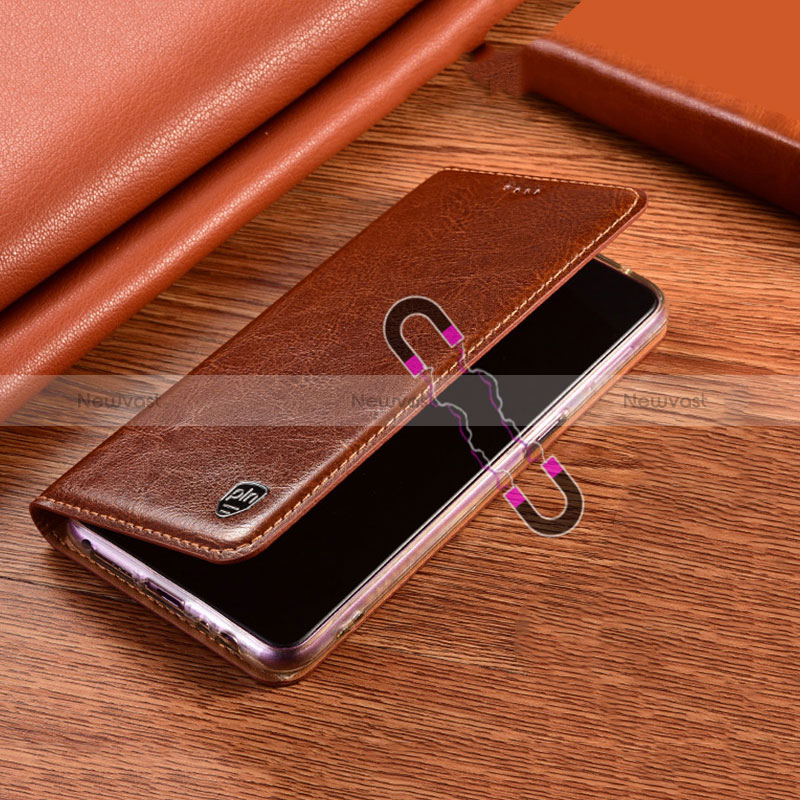 Leather Case Stands Flip Cover Holder H04P for HTC Desire 22 Pro 5G