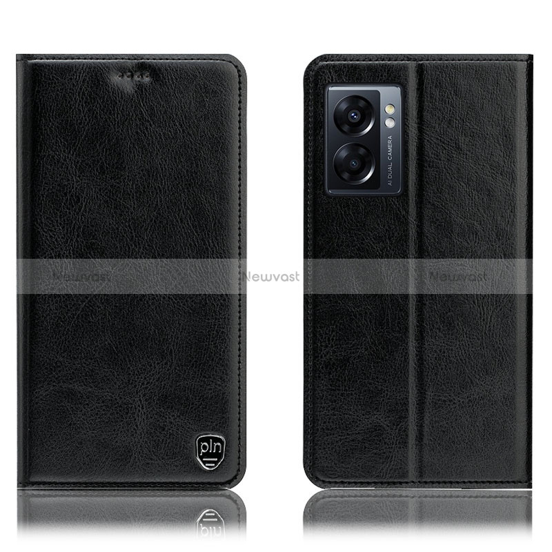 Leather Case Stands Flip Cover Holder H04P for Realme V23i 5G