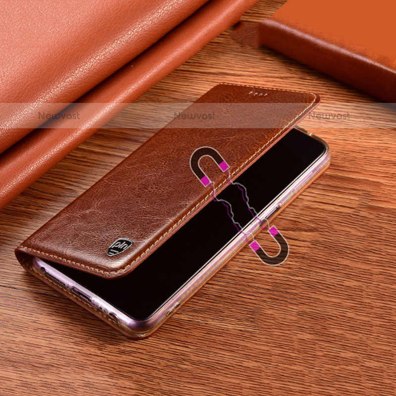 Leather Case Stands Flip Cover Holder H04P for Samsung Galaxy A02s