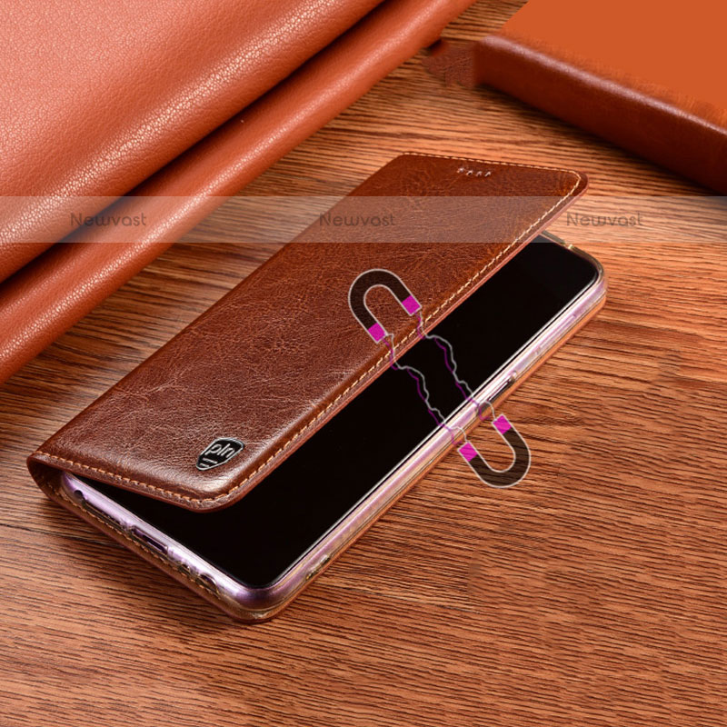 Leather Case Stands Flip Cover Holder H04P for Samsung Galaxy M21