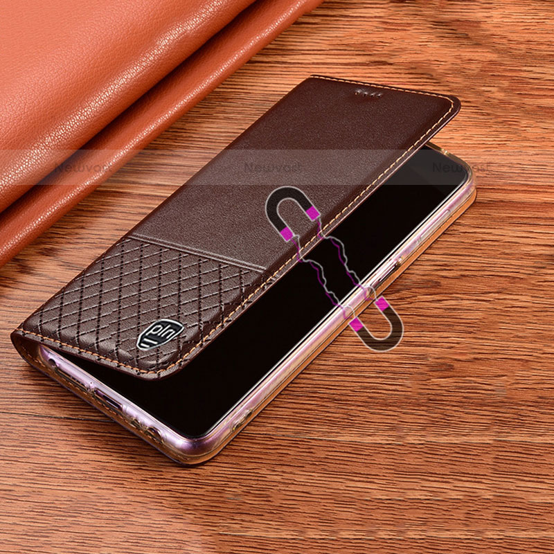 Leather Case Stands Flip Cover Holder H04P for Samsung Galaxy S22 Plus 5G