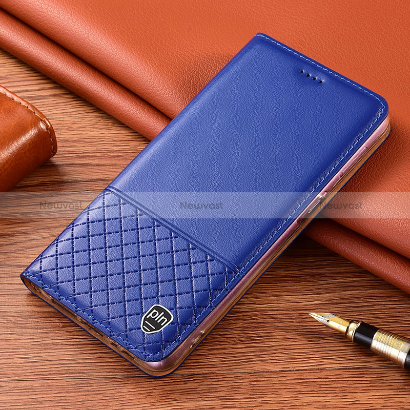 Leather Case Stands Flip Cover Holder H04P for Samsung Galaxy S24 5G