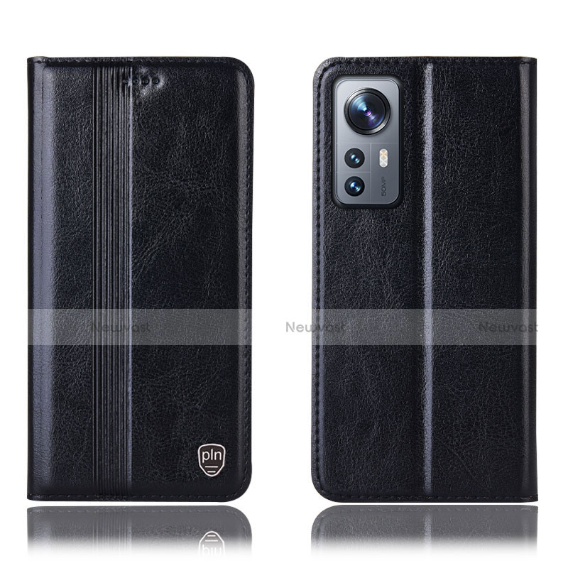 Leather Case Stands Flip Cover Holder H04P for Xiaomi Mi 12 5G