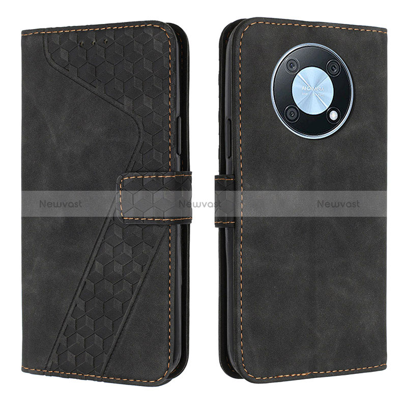 Leather Case Stands Flip Cover Holder H04X for Huawei Enjoy 50 Pro