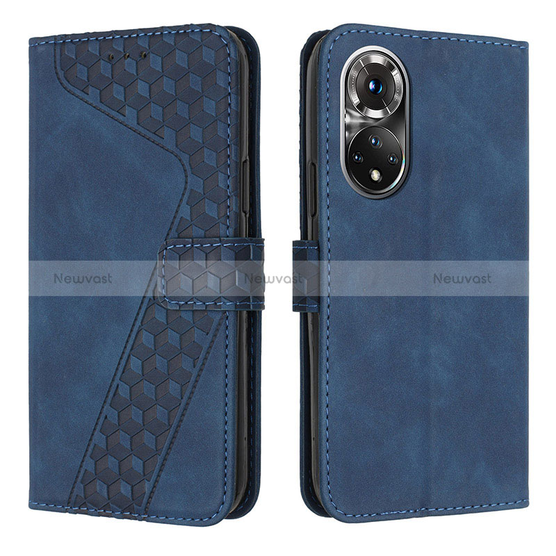 Leather Case Stands Flip Cover Holder H04X for Huawei Honor 50 Pro 5G