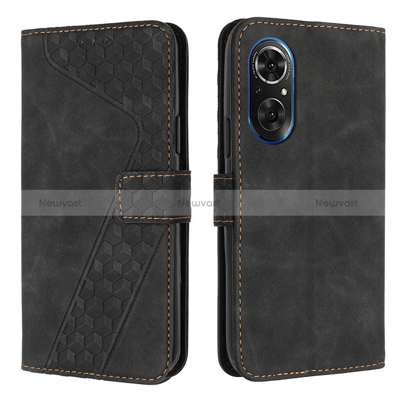 Leather Case Stands Flip Cover Holder H04X for Huawei Honor 50 SE 5G