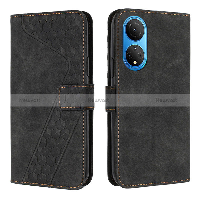 Leather Case Stands Flip Cover Holder H04X for Huawei Honor X7