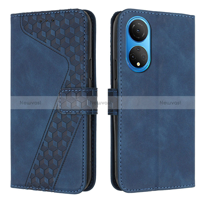 Leather Case Stands Flip Cover Holder H04X for Huawei Honor X7