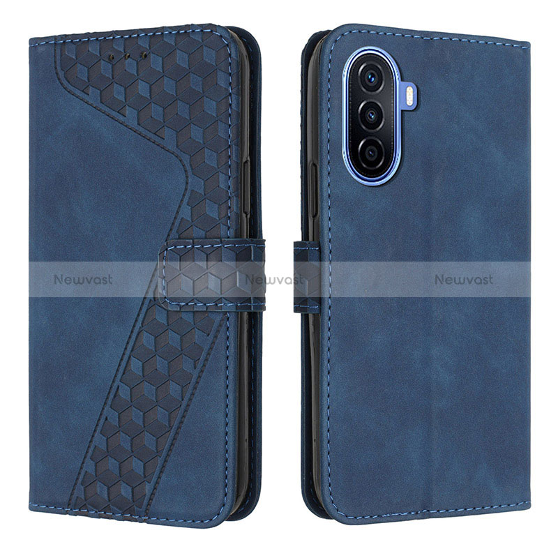 Leather Case Stands Flip Cover Holder H04X for Huawei Nova Y70