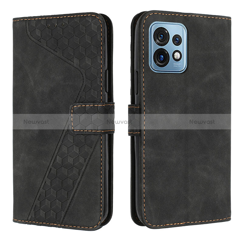 Leather Case Stands Flip Cover Holder H04X for Motorola Moto Edge 40 Pro 5G