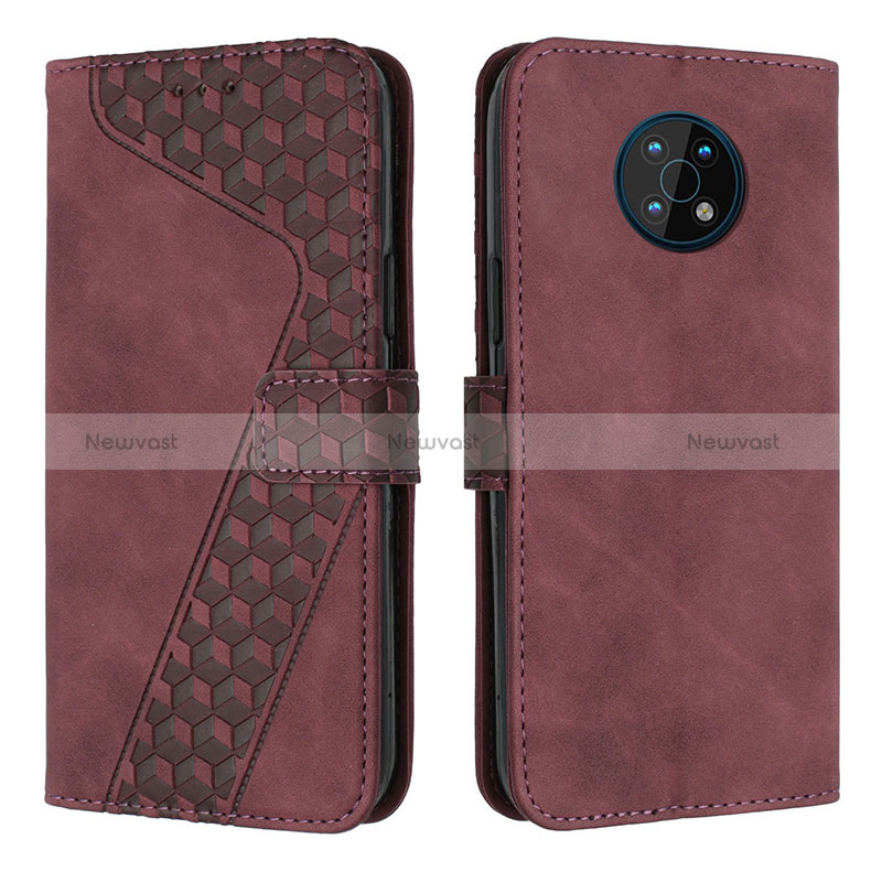 Leather Case Stands Flip Cover Holder H04X for Nokia G50 5G