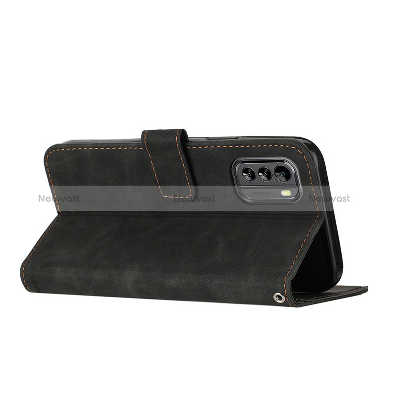 Leather Case Stands Flip Cover Holder H04X for Nokia G60 5G