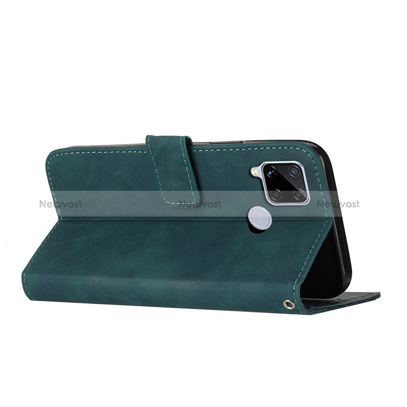 Leather Case Stands Flip Cover Holder H04X for Realme Narzo 20