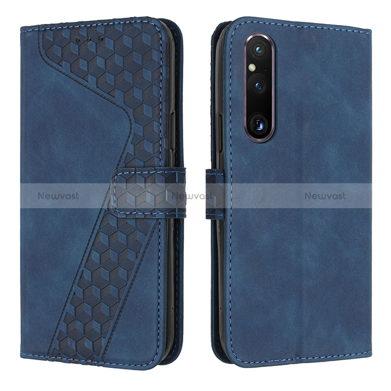 Leather Case Stands Flip Cover Holder H04X for Sony Xperia 1 V