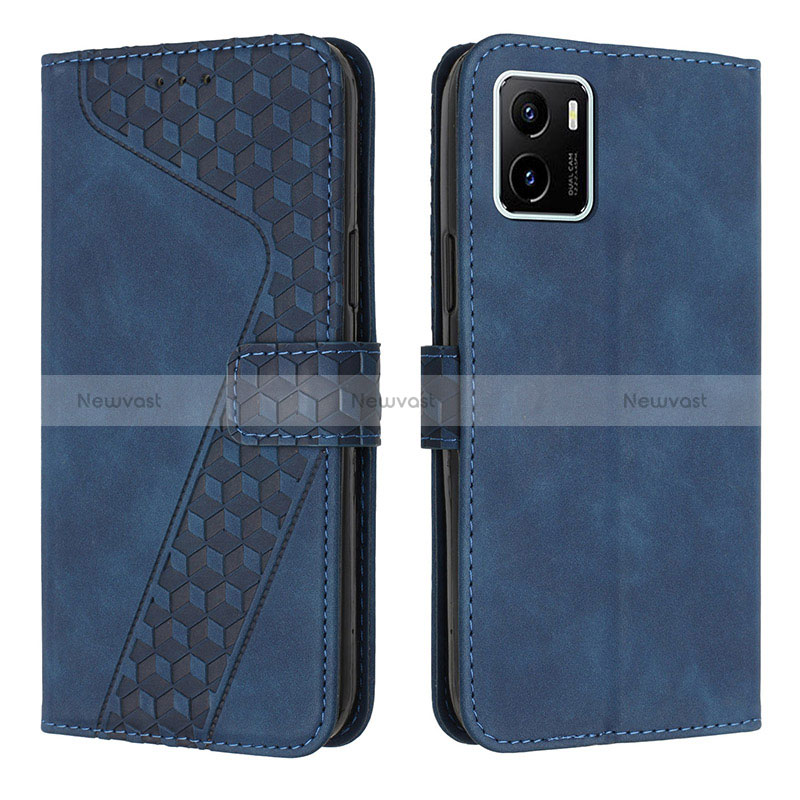 Leather Case Stands Flip Cover Holder H04X for Vivo Y01