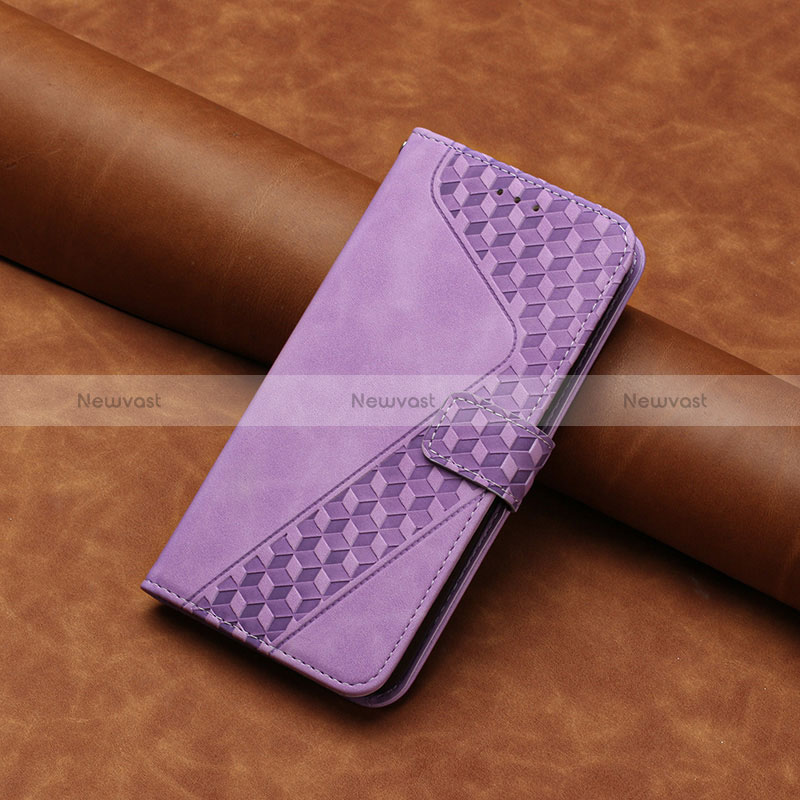 Leather Case Stands Flip Cover Holder H04X for Vivo Y01