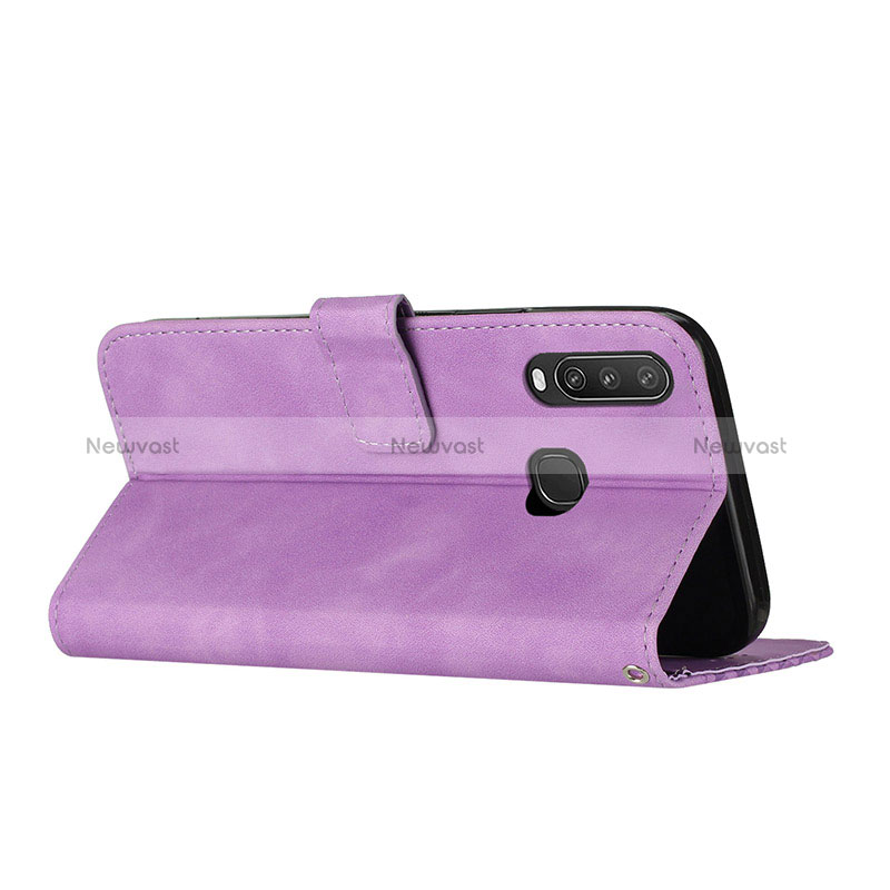 Leather Case Stands Flip Cover Holder H04X for Vivo Y12