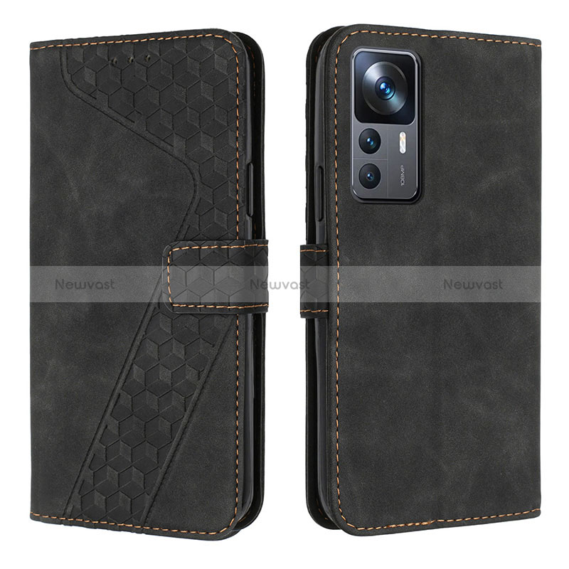 Leather Case Stands Flip Cover Holder H04X for Xiaomi Mi 12T 5G