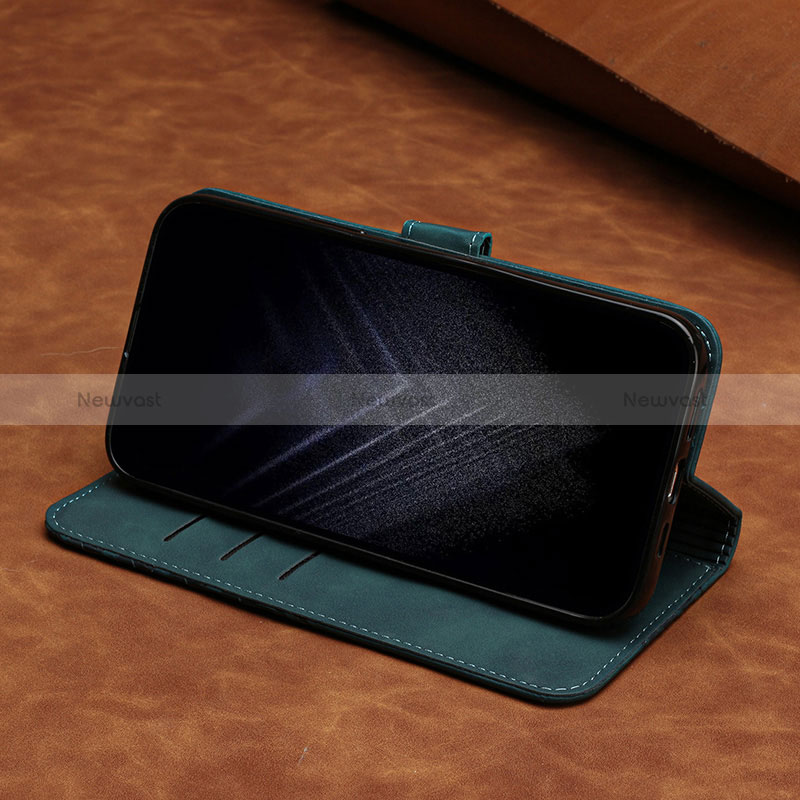 Leather Case Stands Flip Cover Holder H04X for Xiaomi Redmi 10 India