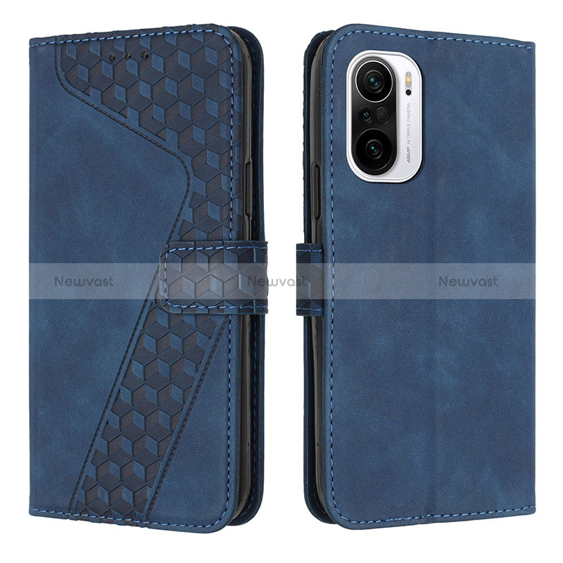 Leather Case Stands Flip Cover Holder H04X for Xiaomi Redmi K40 Pro 5G