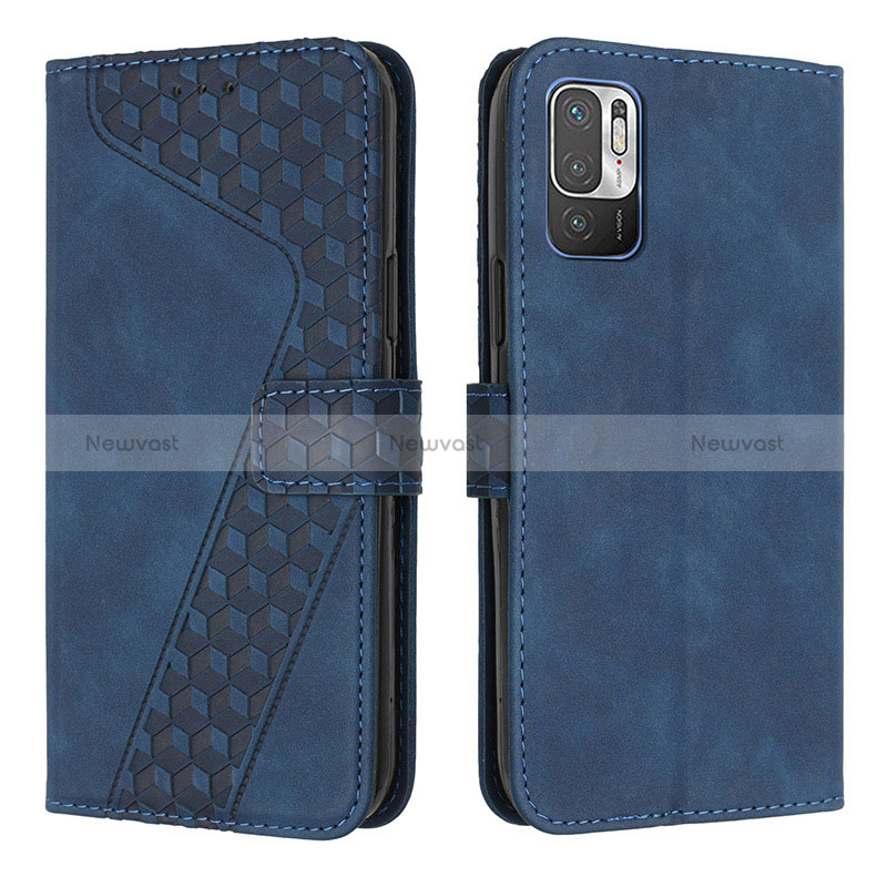 Leather Case Stands Flip Cover Holder H04X for Xiaomi Redmi Note 10T 5G