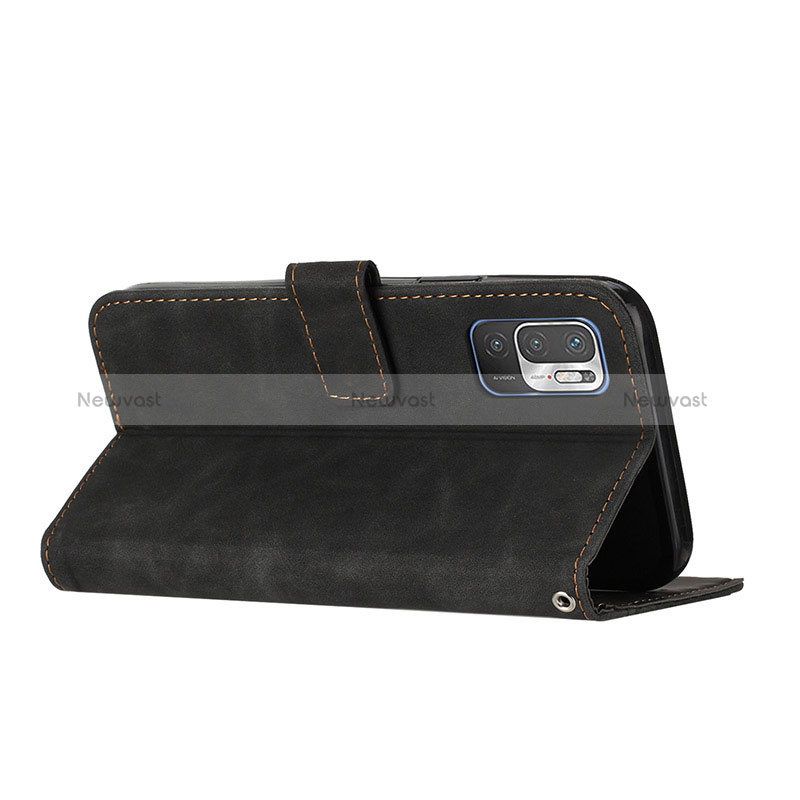 Leather Case Stands Flip Cover Holder H04X for Xiaomi Redmi Note 10T 5G