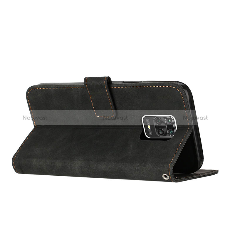 Leather Case Stands Flip Cover Holder H04X for Xiaomi Redmi Note 9S