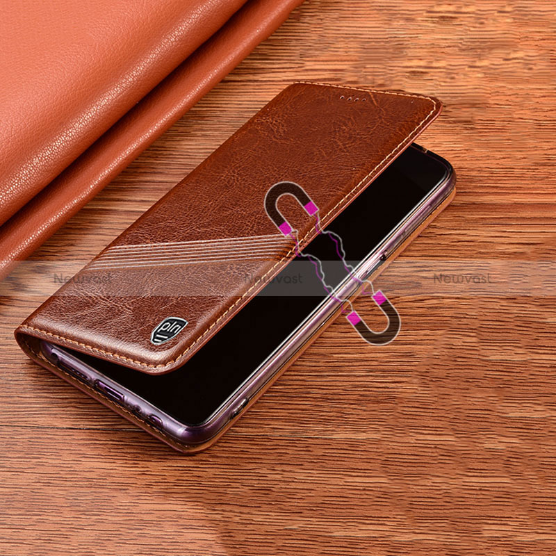 Leather Case Stands Flip Cover Holder H05P for Oppo A18