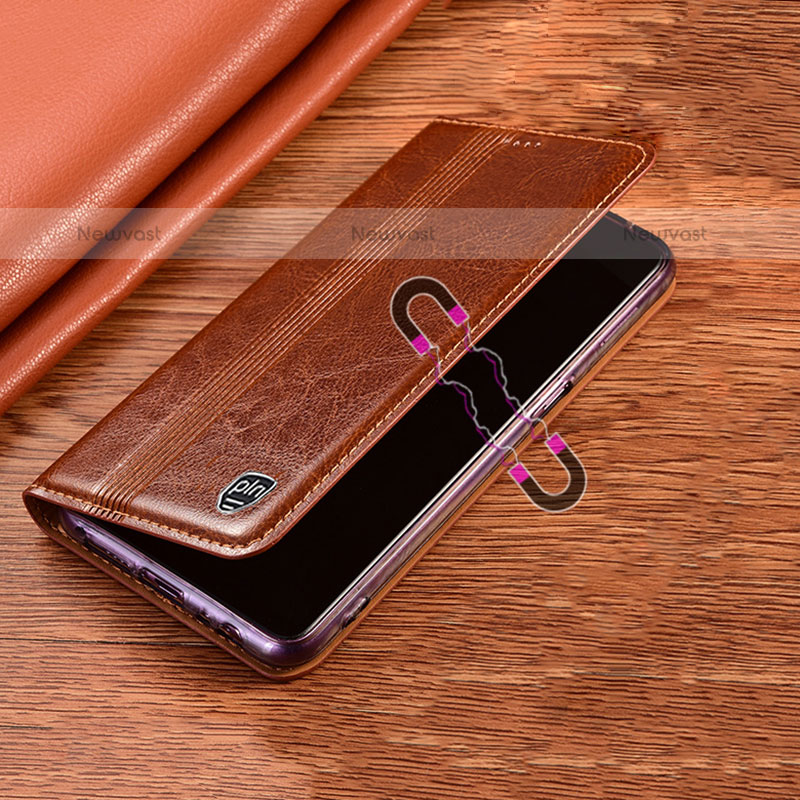 Leather Case Stands Flip Cover Holder H05P for Oppo A33