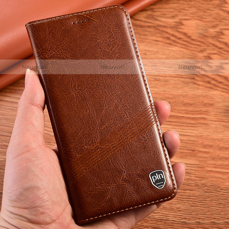 Leather Case Stands Flip Cover Holder H05P for Oppo Find X3 Pro 5G